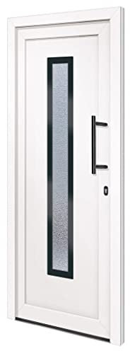 vidaXL Porta Ingresso Bianca 88x200 cm in PVC