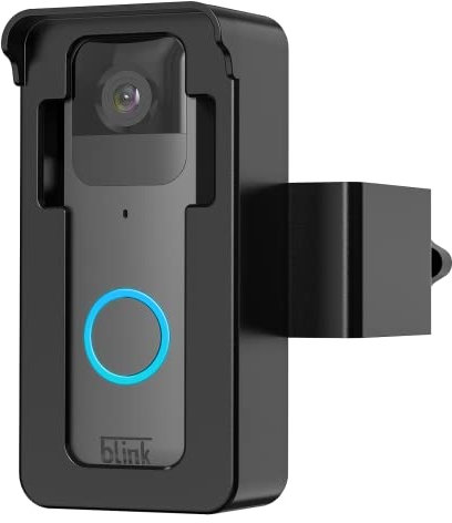 MROUNT Anti-Theft Blink Doorbell Camera Mount, No-Drilling Mounting Bracket Compatible with Blink and Video Doorbell 4/3/3 Plus/2/1/(2020 Release),Not Block Doorbell Sensor,Blink Video Door Cover