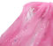SYSUII 160cm * 3m Chiffon Glitzer Tüll Dekostoff mit kleine Pailletten Dekostoff Kostümstoff zum Nähen Durchsichtig Stoff Tüll Pailletten-Stoff für DIY Hochzeit Kleid Dekoration Tischedeko-Rosa #2