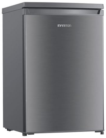 INFINITON Frigorifico 1 Puerta CL-109L8, 109 Litros, 85 cm, Defrost, E, Iluminación LED interior (Inox | CL-109L8XEC)