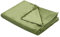 Beliani Modern Duvet Weighted Blanket Cover Polyester Fabric 100 x 150 cm Solid Pattern Dark Green Rhea