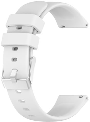 Fiorky Silicone Designer Band Replacement Watch Strap 20mm Smart Watch Band Quick Release for Huami Amazfit GTS 4/2 Mini GTS 3 2e for Amazfit Bip 3 Pro/Bip 3/ Bip U/Bip/Bip Lite