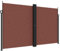 vidaXL Auvent Latéral Rétractable, Brise-Vue de Jardin, Écran de Protection, Écran de Balcon Terrasse Arrière-Cour Extérieur, Marron 200x1000 cm