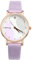 COSMEVIVI Katzenuhr Kinderuhr Quarzuhr Cartoon Kinderuhr Mädchenuhr Uhr Quarz Armbanduhren Cartoon Uhr Kunstlederuhr Kreative Uhr Lederarmband