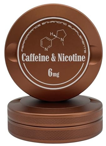Edition 019: Koffein | Metalldose | Metallbehälter | Beutelbehälter | Kleine Vorratsdose (Kupfer)