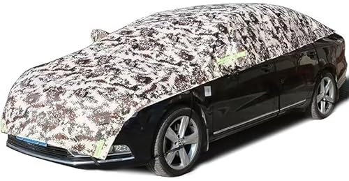 Generic Auto Abdeckplanefür 𝗼𝗽𝗲𝗹 Meriva B 2010-2017,Auto Wasserdicht Halbe Abdeckplane Staubdicht Und UV-Schutz In Allen Jahreszeiten