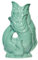 The Original Gluggle Jug - Sea Green Glug Jug in XL, 28cm 1.4L - Gug Glug Fish Shaped Jug - Decorative Glugging Water, Cocktail, Wine & Gin Pitcher, Decanter or Vase - Hand Made in Britain