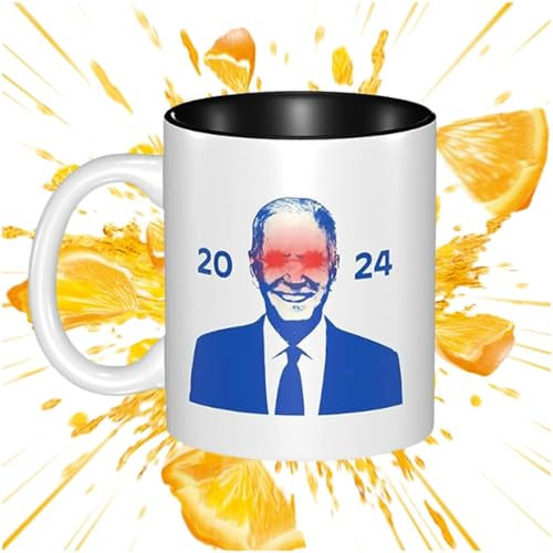 Joe Biden 2024 Tasse à café en céramique 350 ml pour homme et femme