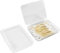 Travel Cotton Bud Holder, 2 Pack Portable Small Cotton Swab Storage Box Transparent Plastic Cotton Swab Holder Cotton Swab Containers for Storing Cotton Balls Flosser Toothpicks