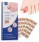 60Pcs Ingrown Toenail Treatment Patches, Toe Nail Correction Patches, Painless Hammer Toe Corrector, Durable Toe Spacers, Quick Repair Ingrown Nail Tool for Women Men