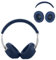 Aiivioll Protective Covers 2-Piece Set for Beats Studio Pro Headphones, Silicone Headphone Cover for Beats Studio Pro Soft and Easily Washable Comfortable Sweatproof Headphone Covers（Blue）