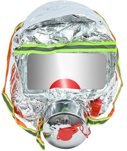 Ymxygz Gasmasken, Verstellbare, Mehrlagige, Feuerfeste Filtermaske, Einfach Anzupassende Fluchthaube, Unverzichtbare Helfer Für Zuhause, Fluchthaube, Sauerstoffmaske