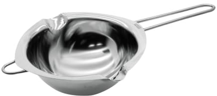 Zenker Wasserbad-/Schmelztöpfchen 225ml – Aus Edelstahl, zum Schmelzen von Schokolade und Kuvertüre, handlicher Bügelgriff, spülmaschinengeeignet, rostfrei