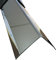 Eckschutzschiene Edelstahl 3-Fach gekantet Kantenschutz Eckwinkel 2 Meter lang (40x40x0,8 mm, Spiegel Effekt)