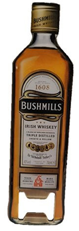 Bushmills Irish Whiskey Bottle Opener / Fridge Magnet