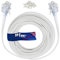 1STec 10M ADSL2+ Super High Speed Cat5e RJ11 Broadband Hub Internet Extension Cable for BT Infinity Sky Q Talktalk Plusnet EE Vodafone Post Office Router on Fibre or Standard Services 10 Metre White