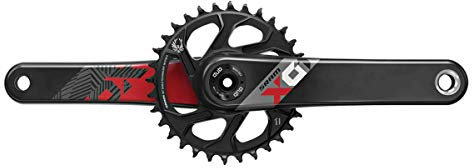 Sram Unisex – Erwachsene X01 Eagle Fat Bike Kurbelgarnitur, schwarz, 170mm, 32T, Boost Variante