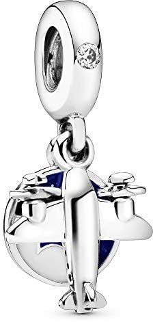 PANDORA Charm Anhänger Flugzeug Propellerflugzeug 798027CZ