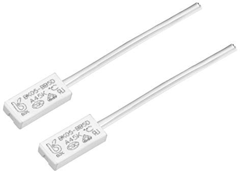 sourcing map Normally Open Temperature Switch, 45℃ N.O 2A Thermal Switch Thermostat Temperature Control Switch 2pcs