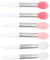 Healifty 6Pcs Silicone Lip Applicator Lipstick Applicator Silicone Lipstick Brushes for Lip Make Up