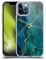 Head Case Designs Officially Licensed LebensArt Blue And Gold Mineral Marble Soft Gel Case Compatible With Apple iPhone 12 Pro Max