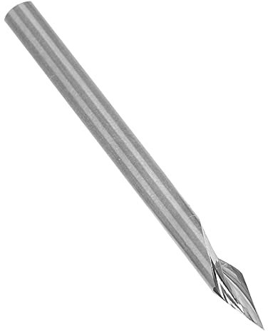 Fraise à graver, fraise pointue Fraisage brillant Acier à coupe rapide Finition extérieure Fraise à graver pour la sculpture sur bois