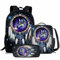 chaqlin Rucksack für Kinder, Jungen, Mädchen, Teenager, langlebig, 43,2 cm, Schulbüchertaschen, Wolfsdruck, Traumfänger Galaxy Wolf, Einheitsgröße, Modern