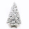 XBSXP Feiertags-Schnee beflockter künstlicher Weihnachtsbaum, unbeleuchtet vordekorierter aufklappbarer Douglasie-Weihnachtsbaum mit roten Beeren für Home-Office-Party-Dekor 180cm 6ft-We
