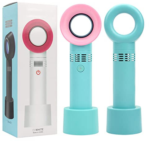 Mini ventilateur de séchage de cils portable rechargeable par USB pour fournitures essentielles d'extension de cils (bleu)