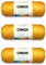 Caron Simply Soft Gold Garn – 3 Stück 170 g – Acryl – 4 Medium (Kammgarn) – 300 Meter – Stricken, Häkeln und Basteln