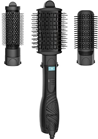 Conair The Curl Collective 3-in-1 Blowout Kit, 3 Interchangeable Brush Attachments to Create Your Perfect Blowout