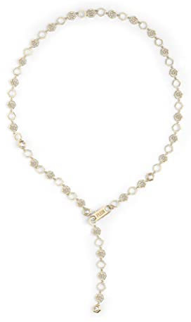 Philipp Plein Damen Kette Halskette Edelstahl IP Gold Hexagon LUX PJ5AA01NU