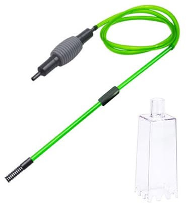 Limpiador de gravas Sifonador Acuario para Cambio de Agua, Bomba de Cambio de Agua para Tanque de Peces para Cambio de Agua y Filtro de Limpieza de Arena