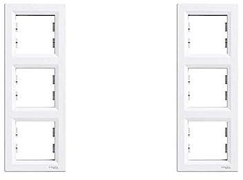 asfora – Cadre, lot de 6 cadre vertical, Schneider Electric, de Colour Blanc, New