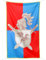 CHCAES Fahne Ritter Mittelalter Banner Flagge Ritter Party Deko Kindergeburtstag 150x90cm Mit Seil für Mittelalter Fans Dekoration Mottoparty