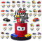 31 Stücke Car Geburtstags Kuchen Dekoration, Tortenaufleger Cars Torten Deko, cake topper Kinder, Cake Decoration Kindergeburtstag, Tortendekoration für Jungen und Mädchen