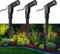 VBLED© 3er-Set Gartenstrahler Gartenleuchte Aluminium mit Netzteil 3000K Warmweiß IP67 12V 3-Stufendimmer EZDIM 1W-2W-3W