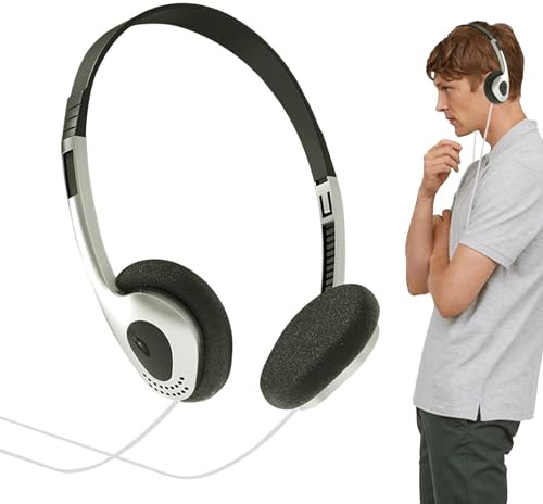 Bexdug Retro-Kopfhörer, Retro-Kopfhörer mit Kabel | Vintage Feelings Bügelkopfhörer - Vintage Feelings, Stereo-Kopfhörer mit hochwertigem Sound für Player, Zuhause, Mobiltelefon