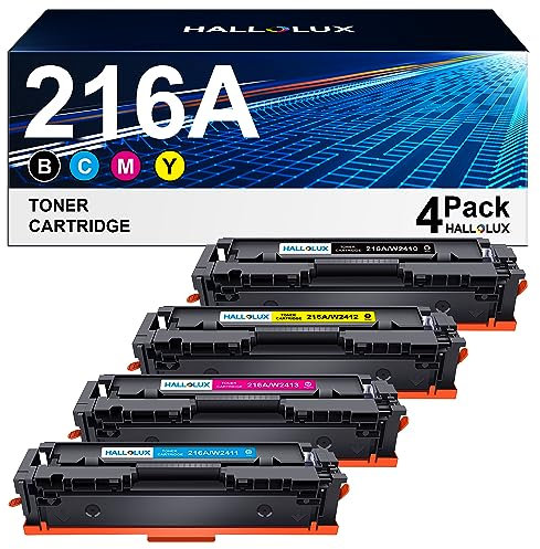 216A Toner Set Kompatibel für HP 216A Toner Set Original W2410A W2411A W2412A W2413A für HP Color Laserjet Pro MFP M183fw Toner M182n M183fdw M182 M182nw M155 (Schwarz, Cyan, Magenta, Gelb, Kein Chip)
