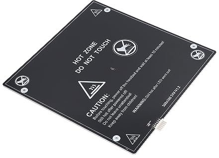300 x 300 x 3 mm 3D-Drucker-Heißbettplattform, 3D-Drucker-Ersatz-Heißbett, 3D-Drucker-Aluminiumsubstrat mit kabelbeheizter Bettplattform für Artillery Genius