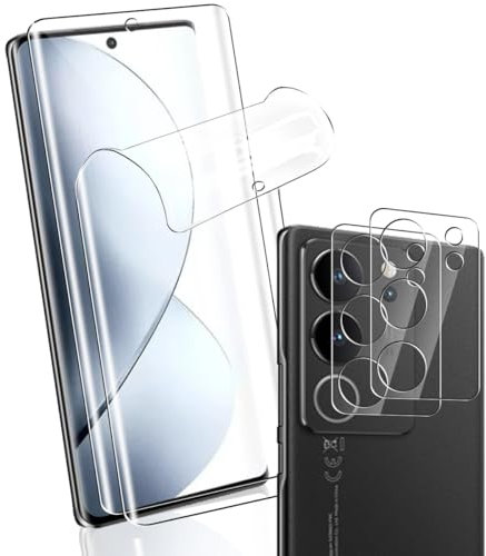 Yonntmmi Schutzfolie für VIVO V29 2+2 Stück, flexibler TPU-Folie mit Kameraschutz Panzer Schutz Glas, Blasenfreie Weich/Anti-Kratzer/HD TPU für Panzerglas für VIVO V29 [Non-Panzerfolie]
