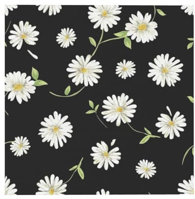 Esasam Quadratisches Leinwand-Poster, Motiv: Chrysantheme, rahmenlose Wandkunst für moderne und farbenfrohe Heimdekoration