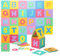 ATAA Alfombra niños Puzzle 30x30x1cm - 86 Piezas (Puzzle), Protector de Suelo para bebé con Alfabeto y número, Suelo Blando Infantil de Colores montable y Desmontable