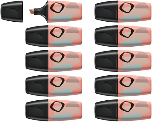 STABILO BOSS MINI Naturevibes - Highlighter | Pack of 10 - Sienna