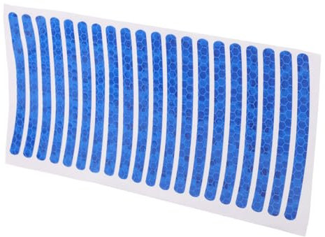 SWOOMEY 20stücke Reflektierende Felgenaufkleber Aus Langlebigem Pvc Strapazierfähig Und Farbstabil Mit Hoher Sichtbarkeit Für Auto Radnabe Passend Zur Sicheren Und Individuellen Fahrdeko