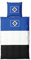 HSV Hamburger SV Bettwäsche ** Blockstreifen, 135 x 200 cm, 100% Baumwolle, Reißverschluss