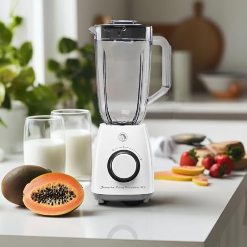 Batidora de Vaso Juanita Easy Blender XL - Jarra 2L – Potente Motor 1000W, Cuchillas de Acero Inoxidable, Función Turbo, 2 Velocidades, Jarra BPA Free, Compacta y Fácil de Limpiar