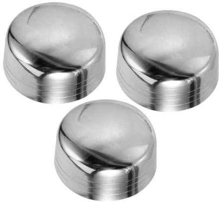 Cabilock 3pcs Cocktail Shaker Lids Stainless Steel Shaker Cup Lid Replacement for Cocktails Covers Juice Cup Covers Home Bar Party