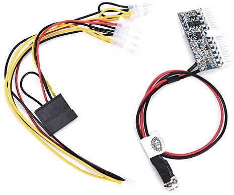 FTVOGUE DC-ATX-160-W-Netzteilmodul, Industrielle Festkondensatoren, Hoher Wirkungsgrad, 92% Lüfterloses Design für Mini-ITX-PC-POS-Webserver