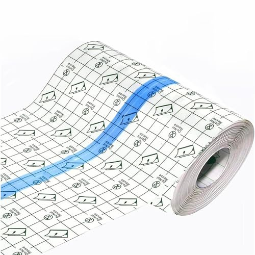 Transparent Stretch Adhesive Bandage Waterproof Bandages Wound Dressings Tape 10cm x 5m Second Skin Tattoo Cover Clear Adhesive Film for Swimming Tattoo Aftercare Shower